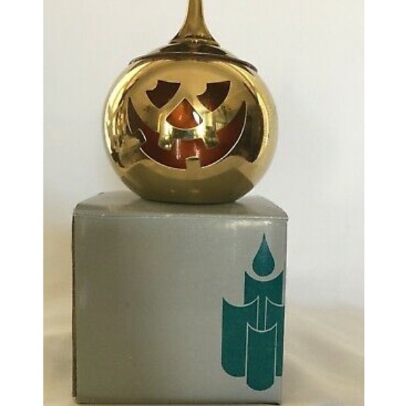 NWT Partylite Jack O Lantern votive holder